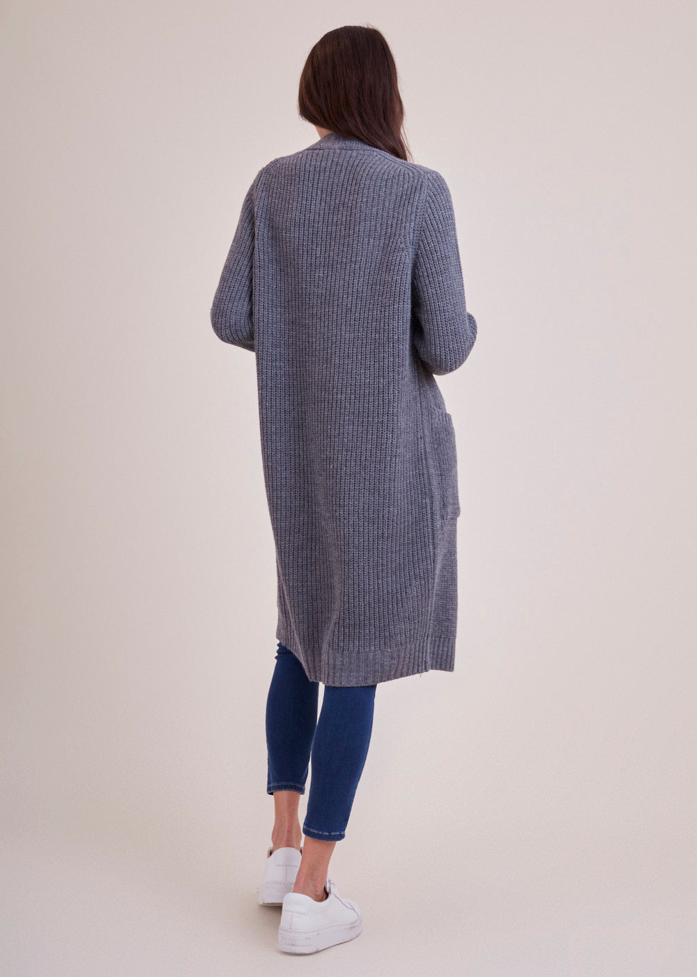 Strickmantel mit Taschen